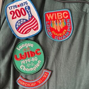 Vintage Bowling Patches Set